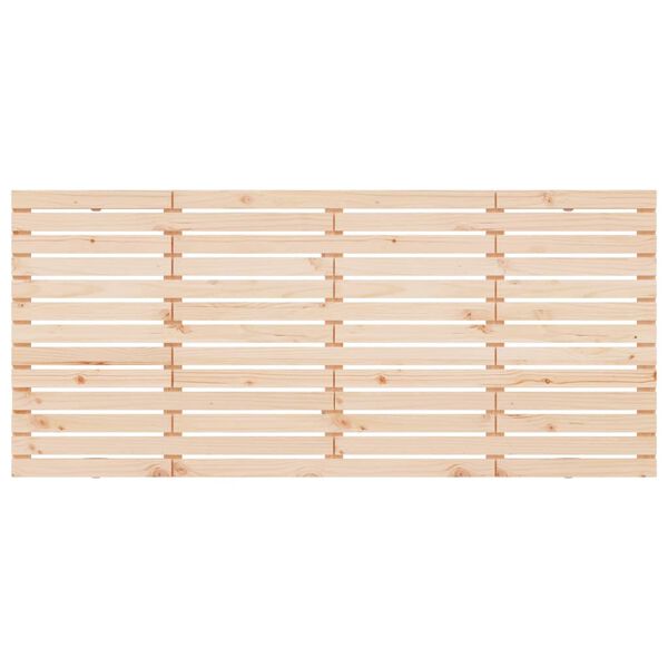 vidaXL Tête de lit murale 186x3x91,5 cm Bois massif de pin