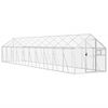 vidaXL Voli&egrave;re argent&eacute; 1,79x10x1,85 m aluminium