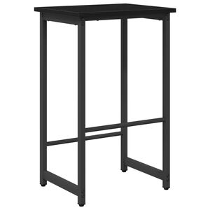 vidaXL Tabouret de bar Ch&ecirc;ne noir 40 x 32 x 74 cm Bois d'ing&eacute;nierie