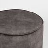LABEL51 Pouf Tibo 55x55x40 cm Anthracite Velours