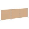 vidaXL Paravent 4 panneaux Beige 525 x 180 cm Tissu