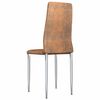 vidaXL Chaises de salle &agrave; manger 2 pcs Marron 41.5 x 48 x 99 cm