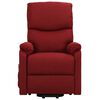 vidaXL Fauteuil de massage Rouge bordeaux Tissu