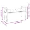 vidaXL Banc Rose 110x45x60 cm Velours