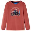 T-shirt enfants à manches longues henné 104