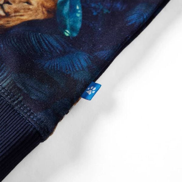 Sweatshirt pour enfants bleu marine 140