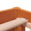 vidaXL Lit de jour sans matelas cire marron 80x200 cm bois pin massif