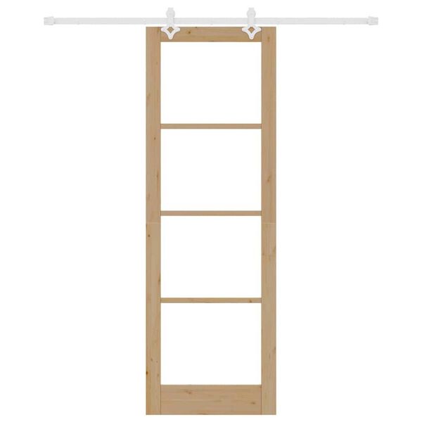 vidaXL Porte coulissante Naturel 78 x 232 cm
