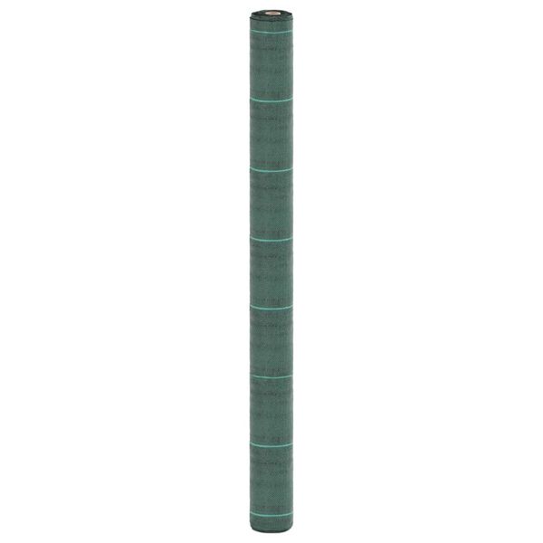 vidaXL Membrane anti-mauvaises herbes vert 1,5x25 m PP