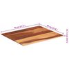 vidaXL Dessus de table bois massif d'acacia 15-16 mm 60x70 cm