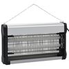 vidaXL Lampe anti-insectes Noir Aluminium ABS 30 W