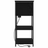 vidaXL Cabinet de chevet Ch&ecirc;ne noir 55 x 31 x 76 cm Bois d'ing&eacute;nierie