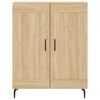 vidaXL Buffet haut Ch&ecirc;ne sonoma 69,5x34x180 cm Bois d'ing&eacute;nierie