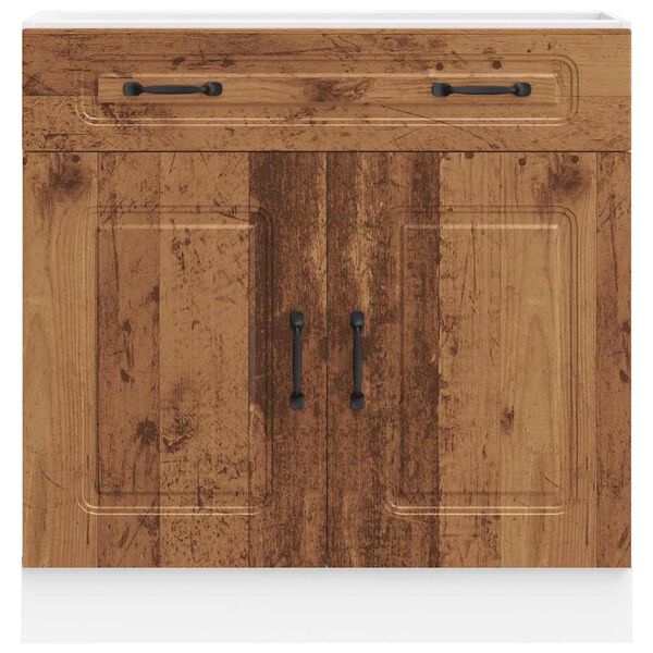 vidaXL Armoire de cuisine Kalmar vieux bois bois d'ing&eacute;nierie