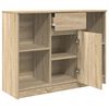 vidaXL Buffet avec tiroir ch&ecirc;ne sonoma 101x35x76 cm bois d'ing&eacute;nierie