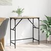 vidaXL Table console Chêne artisanal 75 x 32 x 75 cm Bois d'ingénierie