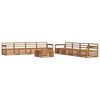 vidaXL Ensemble de canap&eacute;s d'ext&eacute;rieur 9 pc Naturel