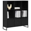 vidaXL Biblioth&egrave;que 2 pcs Ch&ecirc;ne noir 99,5 x 30 x 108 cm