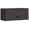 vidaXL Armoire murale pour garage Noir 80 x 33 x 35 cm