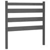 vidaXL Tête de lit Gris 96x4x100 cm Bois massif de pin