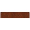 vidaXL Lit sur&eacute;lev&eacute; de jardin 200x80x40 cm acier corten