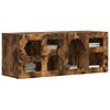 vidaXL Meuble TV Ch&ecirc;ne fum&eacute; 100 x 35 x 40 cm Bois d'ing&eacute;nierie
