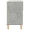 vidaXL Armoire à chaussures Gris béton 70x36x60 cm Bois d'ingénierie