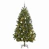 vidaXL Sapin de No&euml;l artificiel articul&eacute; 300 LED et boules 300 cm