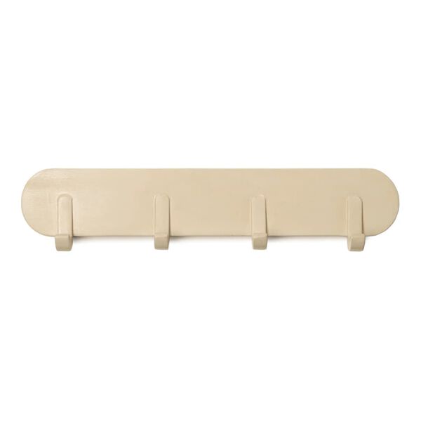 KidsDepot Porte-manteau Xavy 51x5,5x9 cm Bois Blanc cass&eacute;