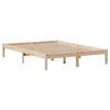vidaXL Lit biblioth&egrave;que sans matelas 135x190 cm bois de pin massif