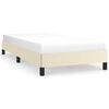 vidaXL Cadre de lit sans matelas cr&egrave;me 90x200 cm similicuir