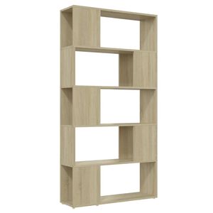 vidaXL Biblioth&egrave;que de s&eacute;paration Ch&ecirc;ne sonoma 80x24x155 cm