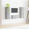 vidaXL Ensemble meuble TV 5 pcs Gris Sonoma Bois d'ing&eacute;nierie