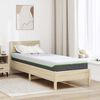 vidaXL Matelas Blanc et Gris 80 x 200 cm Tissu jacquard