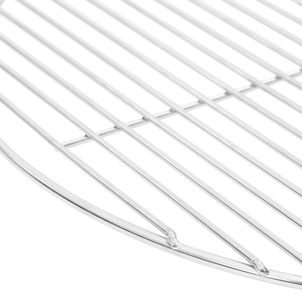 vidaXL Grille de barbecue ronde &Oslash;47 cm acier inoxydable 304