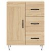 vidaXL Buffet haut Chêne sonoma 69,5x34x180 cm Bois d'ingénierie