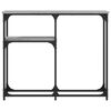 vidaXL Table console sonoma gris 90x22,5x75 cm bois d'ing&eacute;nierie