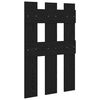 vidaXL Porte-manteau mural Montage mural Ch&ecirc;ne noir 65 x 3 x 100 cm