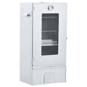 vidaXL Fumoir de four &agrave; BBQ avec 1 kg de copeaux de bois 44,5x29x83 cm