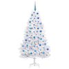 vidaXL Sapin de No&euml;l Artificiel &agrave; Branches Articul&eacute;es Blanc 180 cm