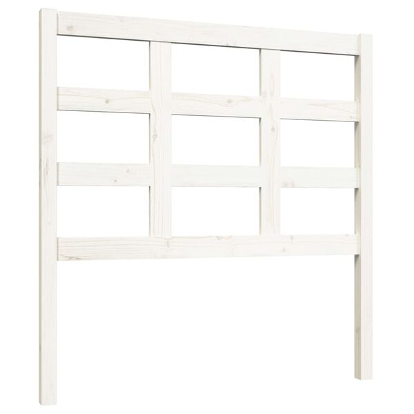 vidaXL Tête de lit Blanc 95,5x4x100 cm Bois massif de pin