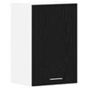 vidaXL Armoire suspendue en ch&ecirc;ne noir 40x31x60 cm bois d'ing&eacute;nierie