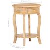 vidaXL Table d'appoint 37x37x61 cm Bois de manguier massif