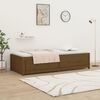 vidaXL Lit de jour sans matelas marron miel 90x190 cm bois pin massif