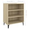 vidaXL Buffet ch&ecirc;ne sonoma 57x35x70 cm bois d'ing&eacute;nierie