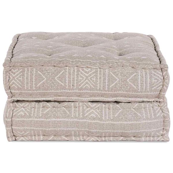 vidaXL Canapé modulaire Marron Clair 70 x 70 x 36 cm tissu