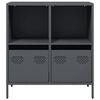 vidaXL Buffet anthracite 68x39x73,5 cm acier lamin&eacute; &agrave; froid