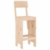 vidaXL Ensemble de bar de jardin 5 pcs bois de pin massif