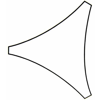 Perel Voile d'ombrage triangulaire 3,6 m Couleur crème GSS3360