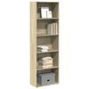 vidaXL Biblioth&egrave;que ch&ecirc;ne sonoma 60x30x189 cm bois d'ing&eacute;nierie